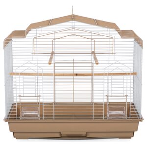 Barn Bird Cage with Food Access Door