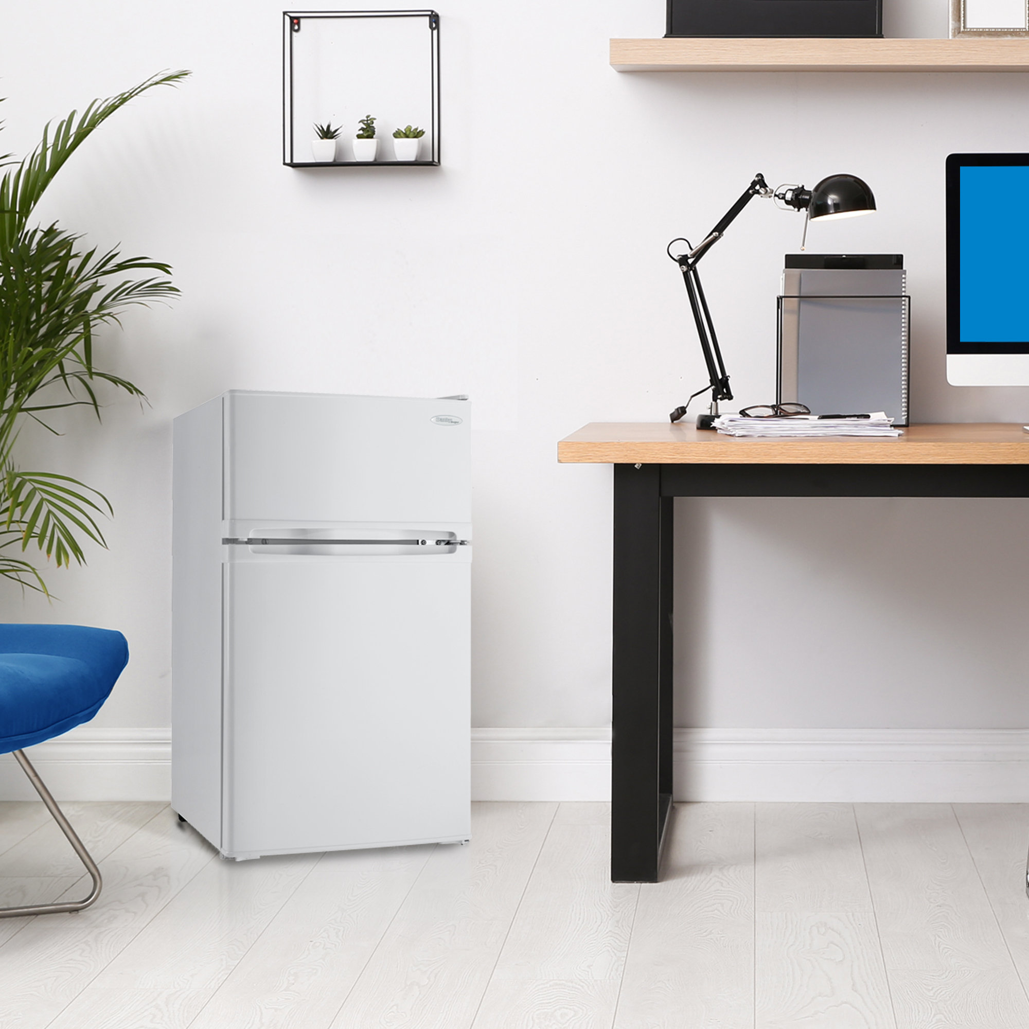 Danby Designer 3 1 Cubic Feet Cu Ft Freestanding Mini Fridge With Freezer Reviews Wayfair