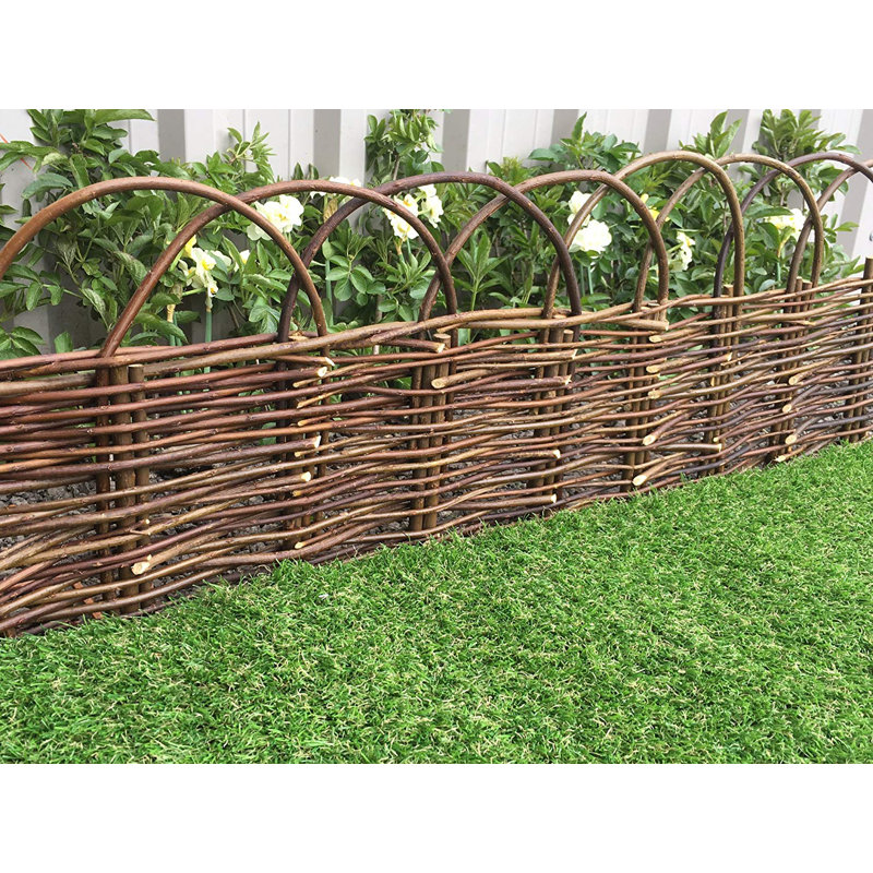 Mgp 16 In H X 6 Ft W Flexible Woven Edging Wayfair For further help, contact service@wayfair.com. 16 in h x 6 ft w flexible woven edging