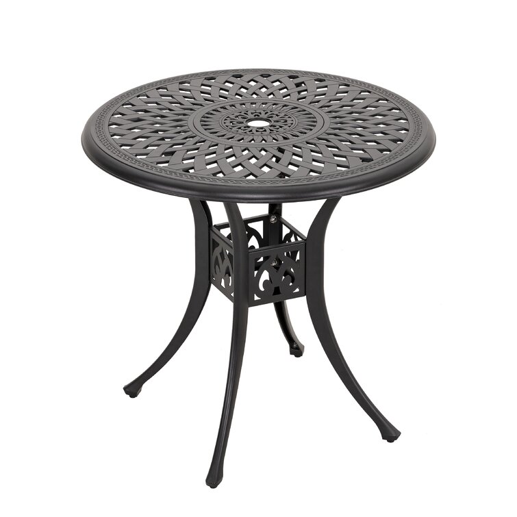 metal garden bistro table