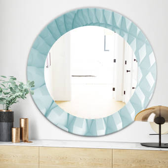 East Urban Home Vibe Traditional Frameless Wall Mirror
