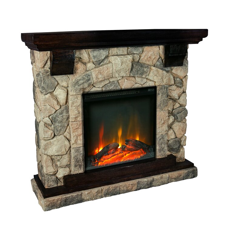 Millwood Pines Electric Fireplace With Remote Control | Wayfair.ca