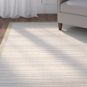 Baylis Casual Stripe Beige Indoor/Outdoor Area Rug