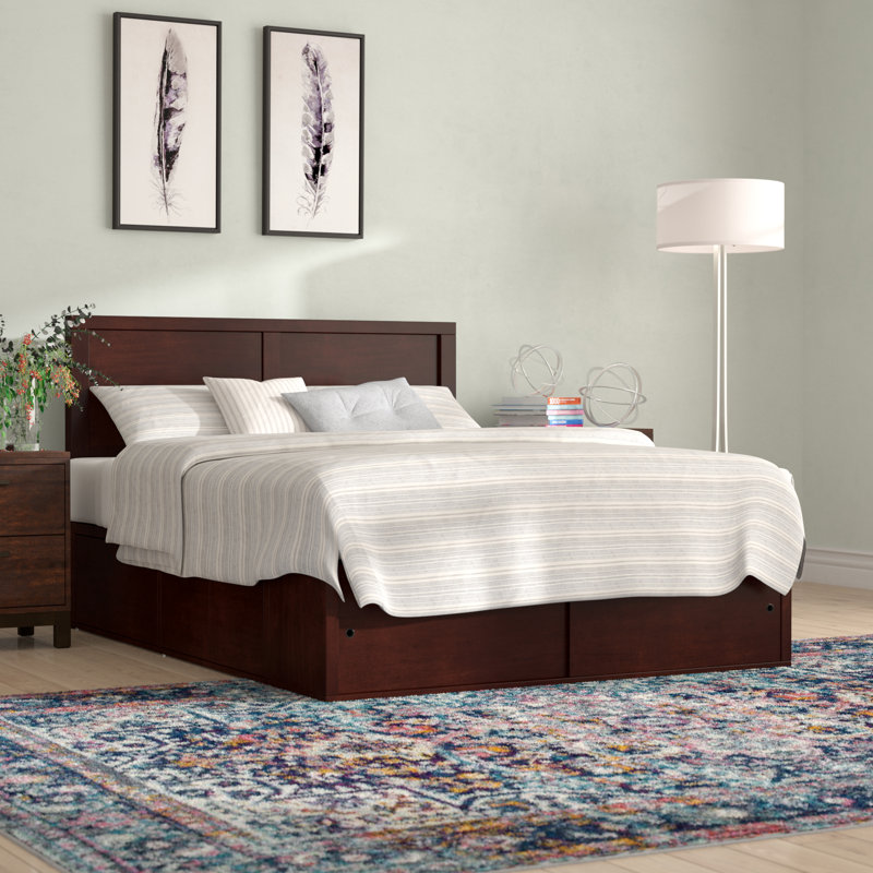 Latitude Run Erskine Full Double Storage Platform Bed Wayfair
