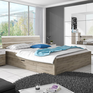 Futonbett Inishbiggle mit Stauraum, 180 x 200 cm..