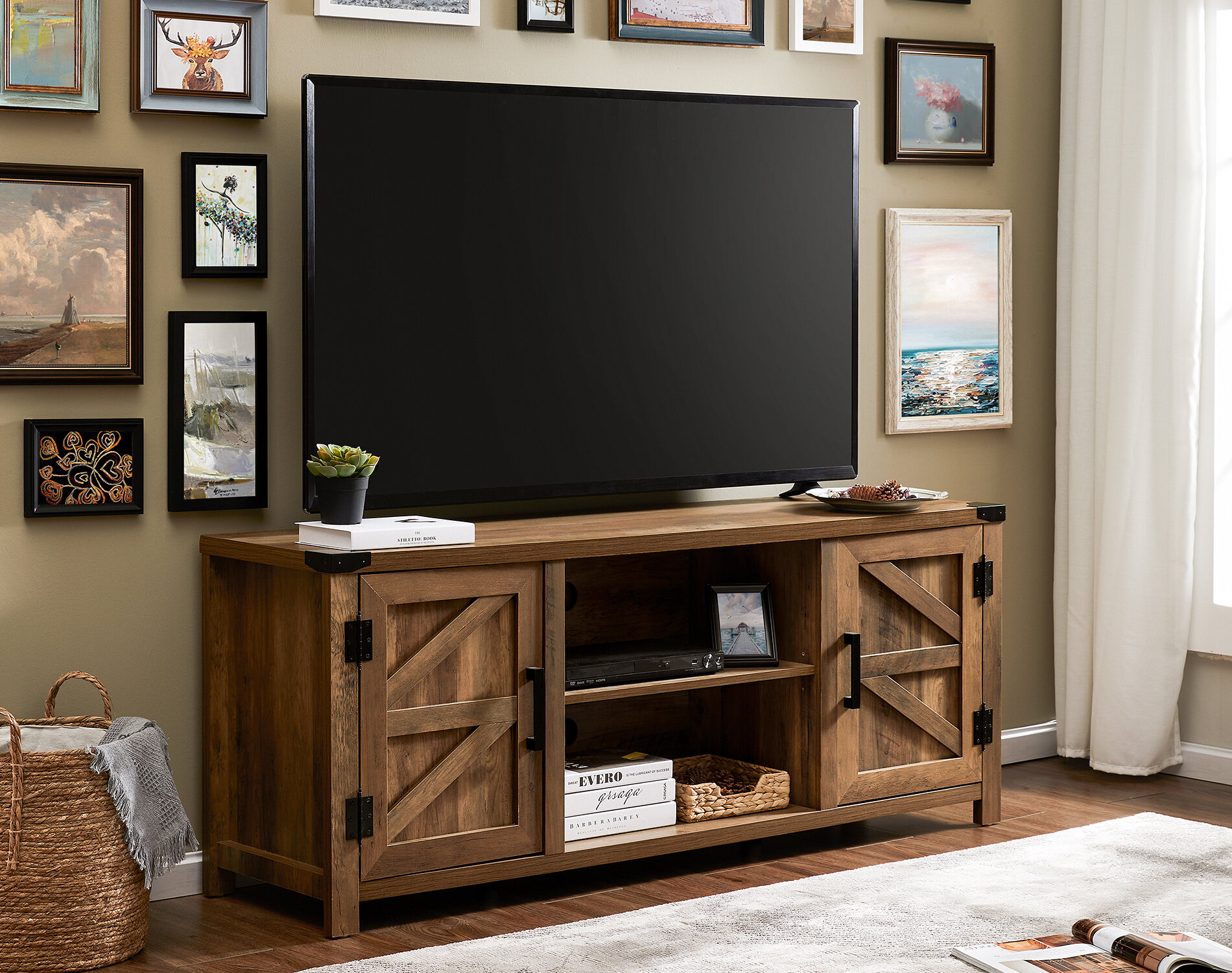 Gracie Oaks Pinder TV Stand for TVs up to 42" 