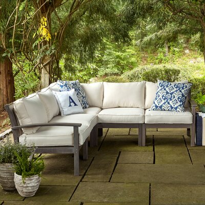 Birch Lane Heritage Rossi Patio Sectional With Cushions