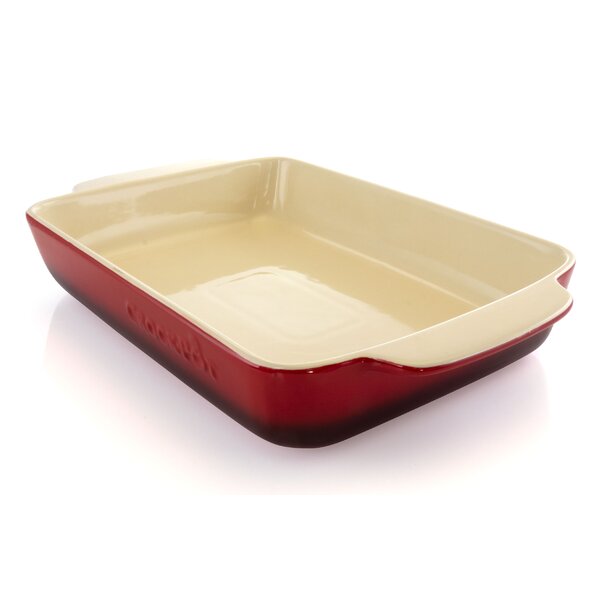 Made in USA Dishwasher American Bakeware 1.75 qts Heat Resistant to 400 °F Round Covered Casserole Non Stick Ceramic Stoneware Safe for Oven Microwave No Metals or other Harmful Materials