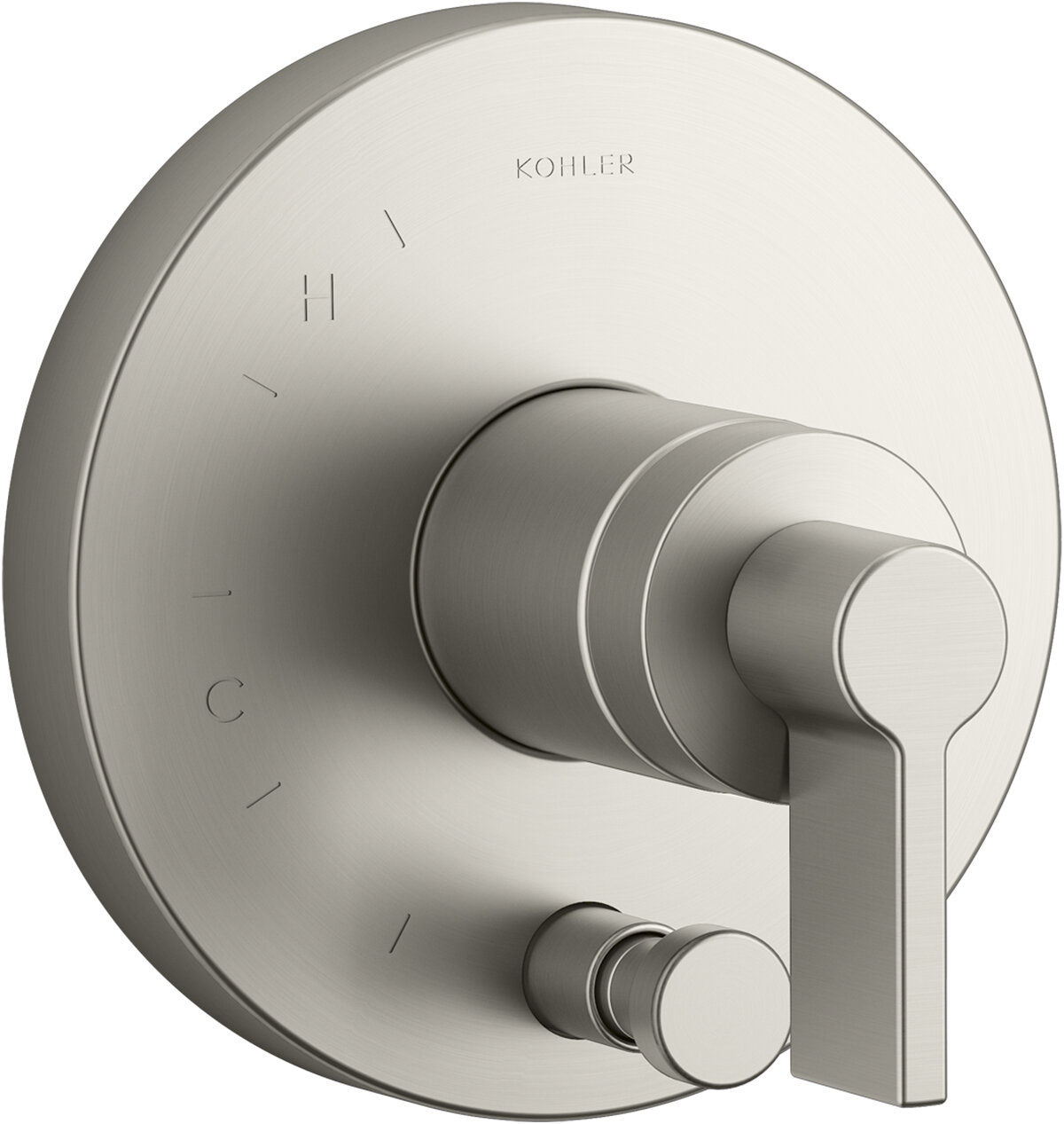 Components Rite-Temp Shower Valve Trim With Diverter And Lever Handle,  Valve Not Included