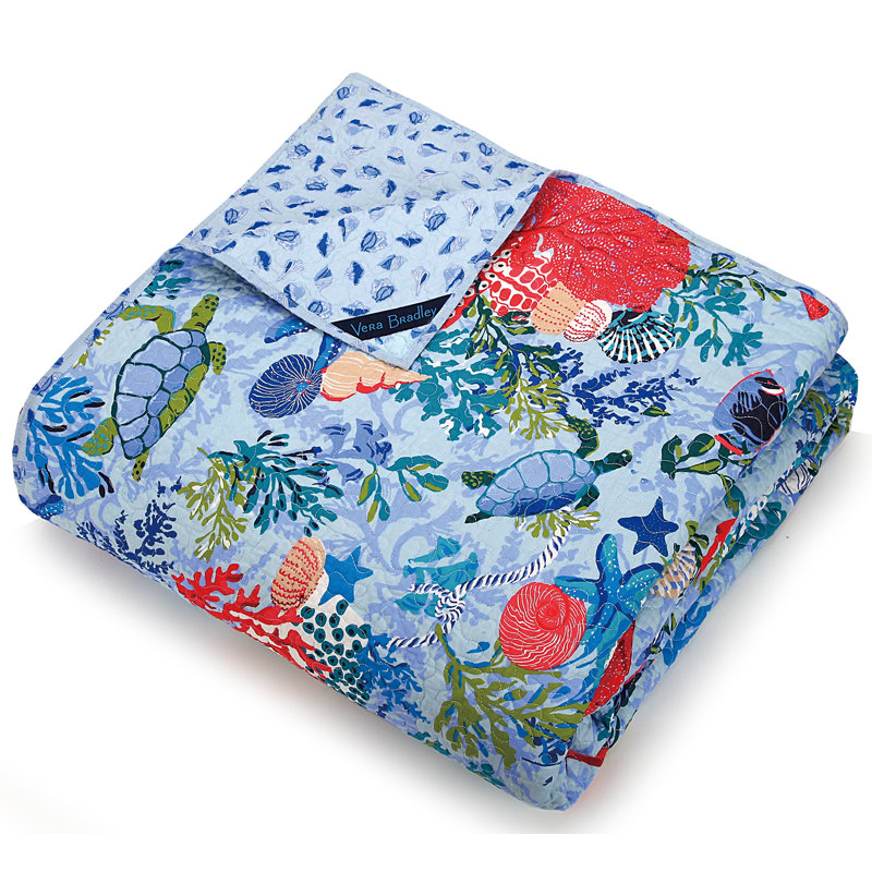 Vera Bradley Shore Thing Single Reversible Quilt Reviews Wayfair