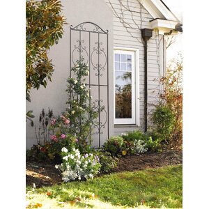 Plow & Hearth Montebello Iron Gothic Trellis & Reviews | Wayfair