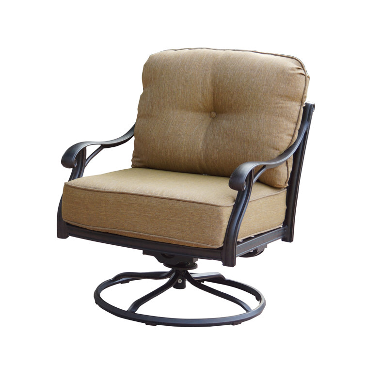 Three Posts™ Chandlerville Rocker Swivel Recliner Patio Chair with