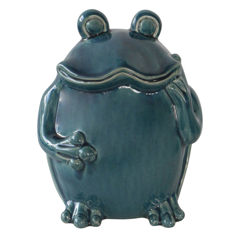 Trinx Standing Frog Statue | Wayfair