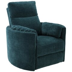 navy blue swivel rocker recliner