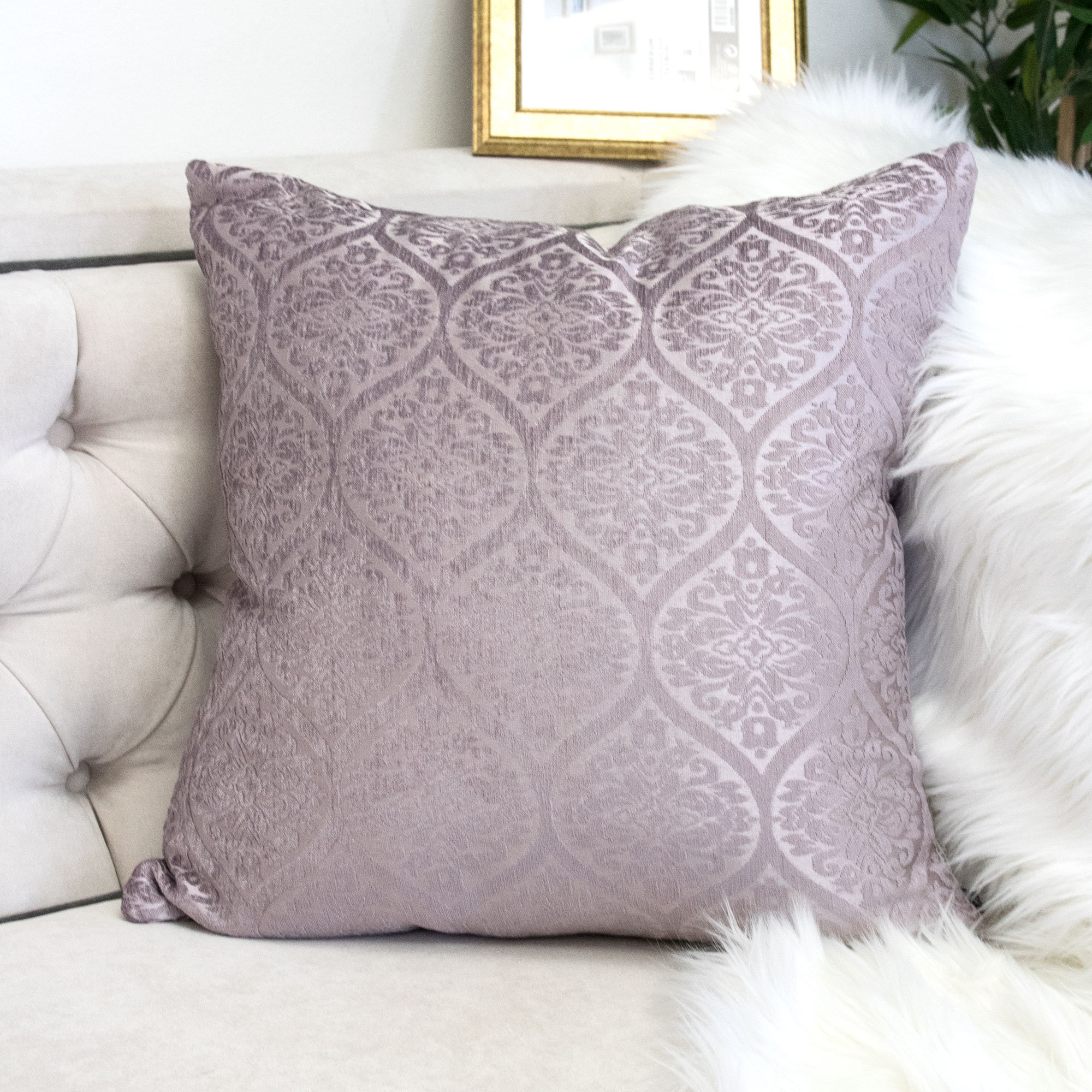 Kingray Home Textile Chenille Jacquard Throw Pillow & Reviews Wayfair