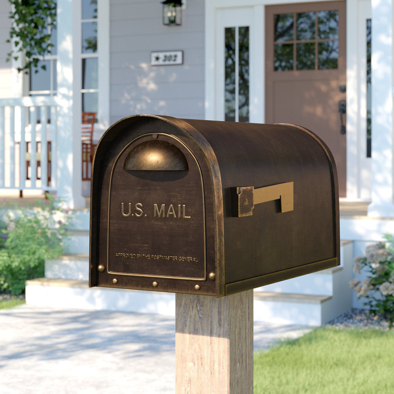 mailbox with post mailbox with post
