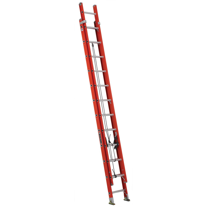 Louisville Ladder 24 Ft Fiberglass Extension Ladder Type Ia 300 Lb Load Capacity Fe3224 Wayfair