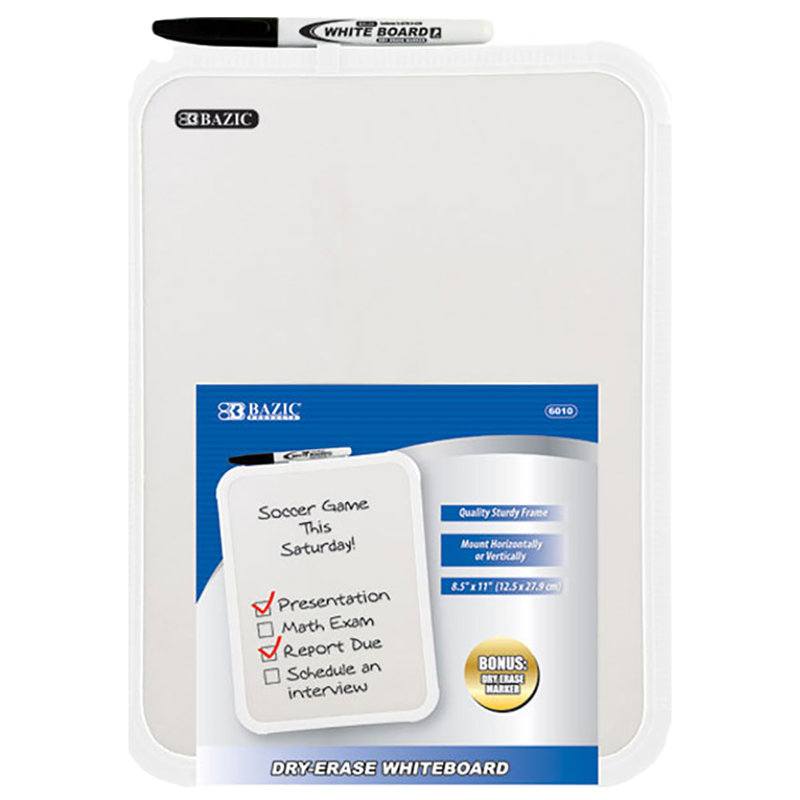 Lap Board Whiteboard, 11" x 8.5"