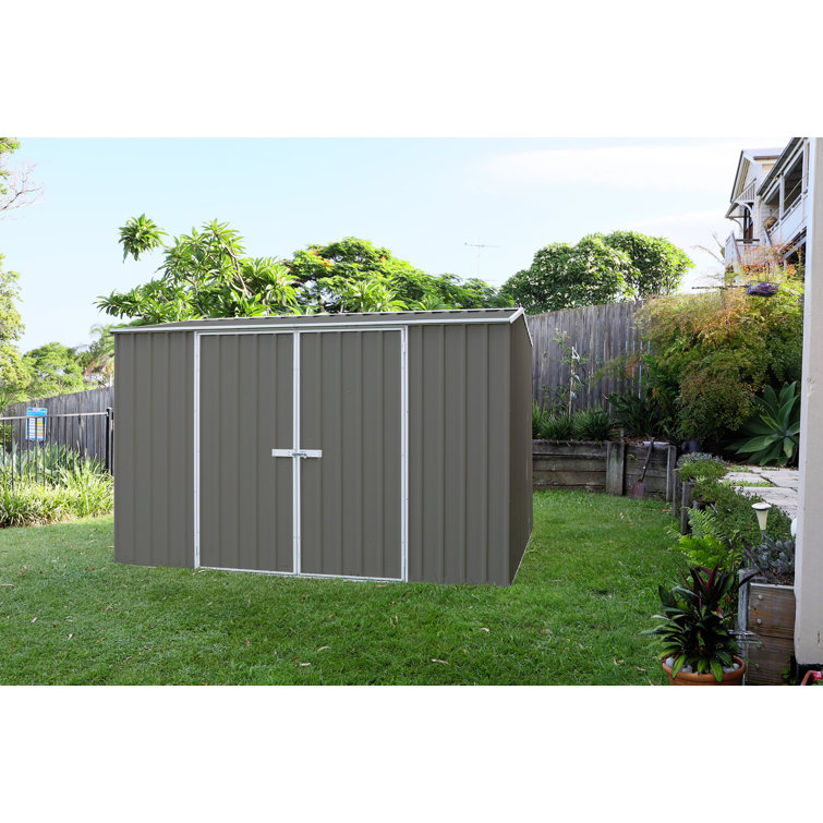 Absco Premier 10 Ft W X 10 Ft D Metal Storage Shed Reviews Wayfair
