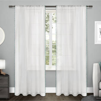 Mercer41 Floodwood Solid Room Darkening Rod Pocket Curtain Panels Reviews Wayfair