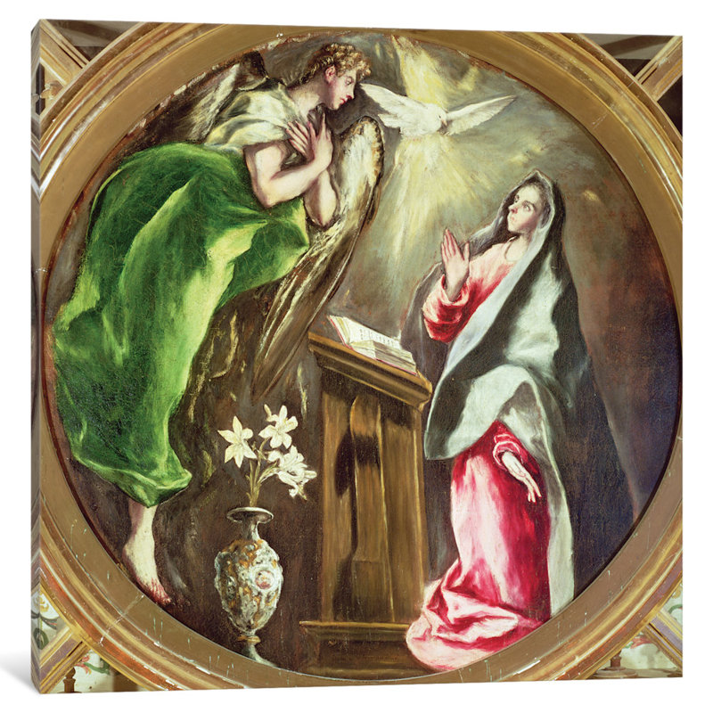 East Urban Home The Annunciation By El Greco Painting Print On