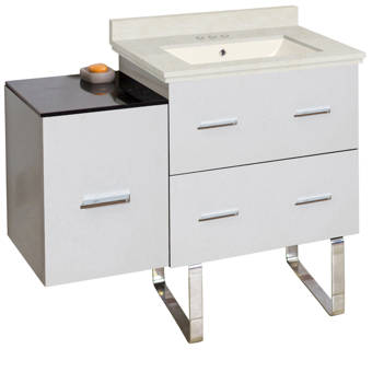 Orren Ellis Metson 38 Wall Mounted Single Bathroom Vanity Set Wayfair