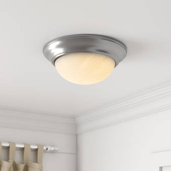 Joss Main Cambron 2 Light 13 Simple Bowl Flush Mount Reviews Wayfair