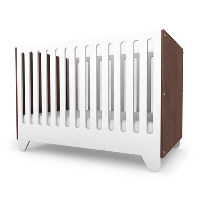 Hiya 3 In 1 Convertible Crib Spot On Square Color Walnut