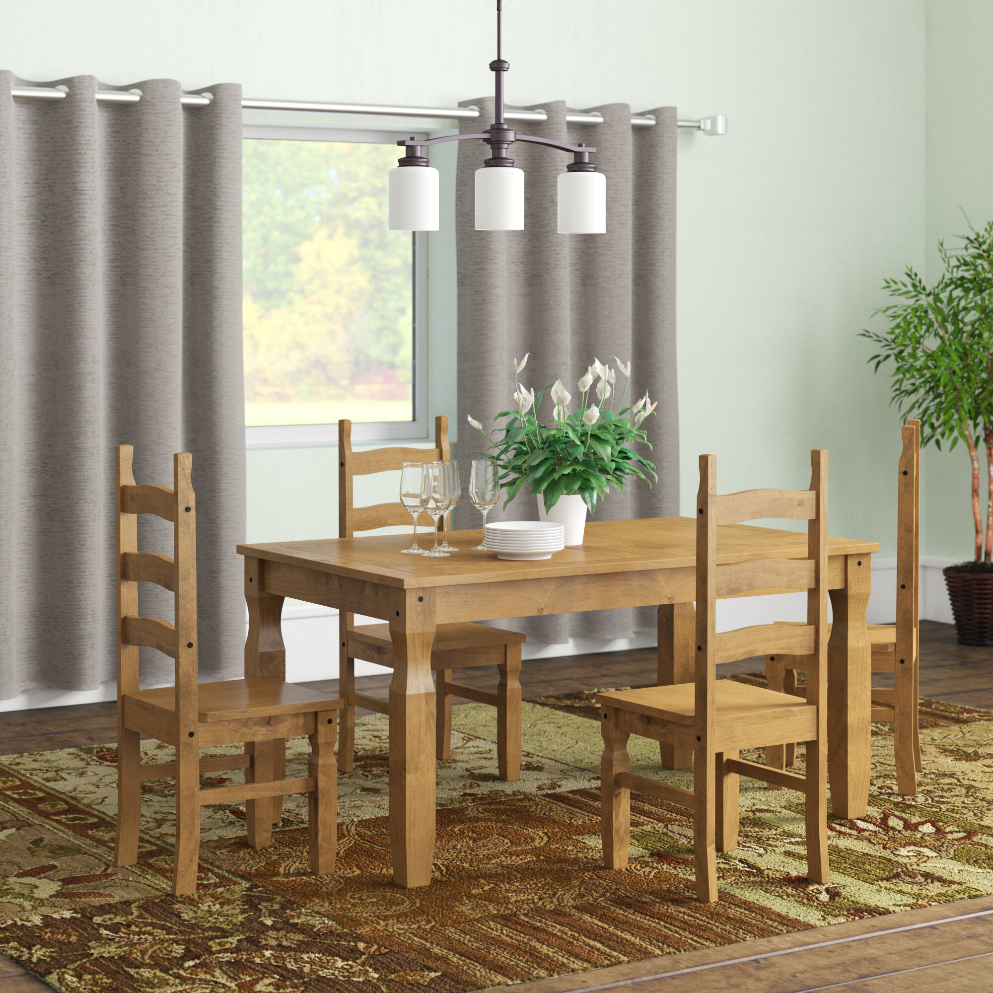 union rustic dining set