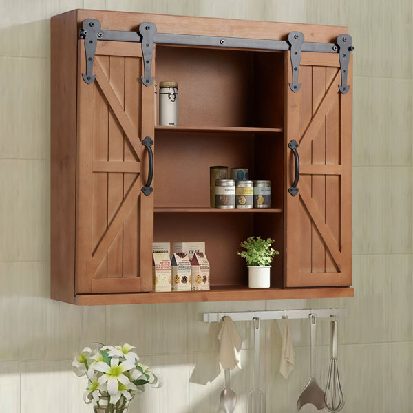 picture Rustic Over The Toilet Storage Cabinet rustic bathroom storage wayfair