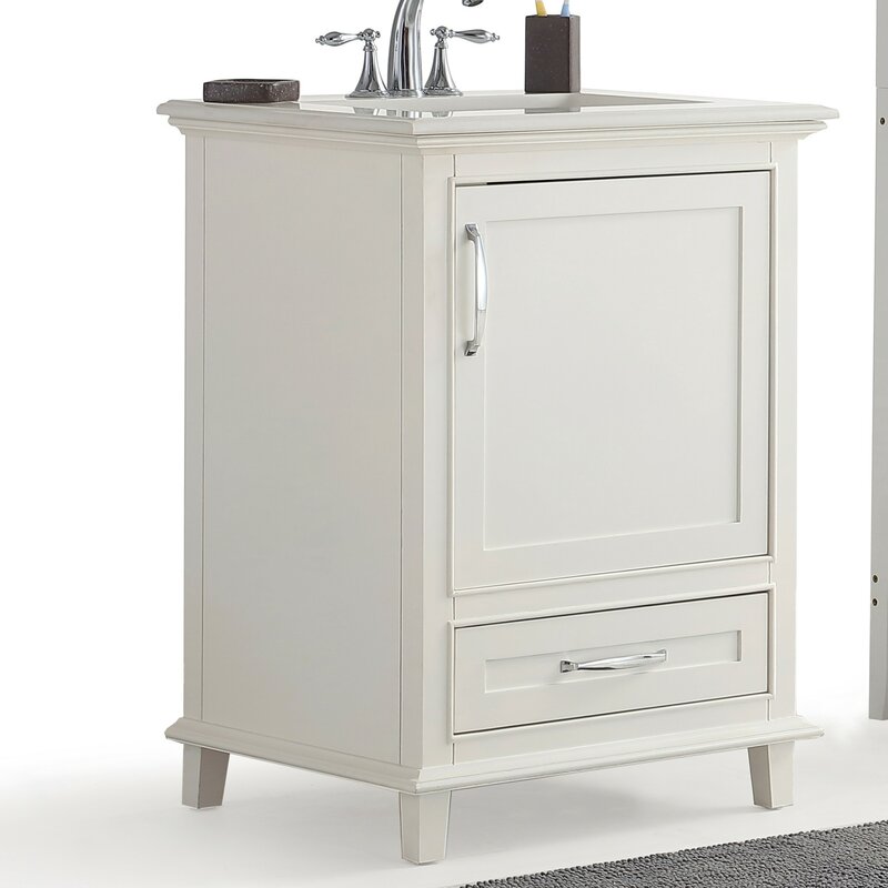 Simpli Home Burnam 25 Single Bathroom Vanity Set Wayfair