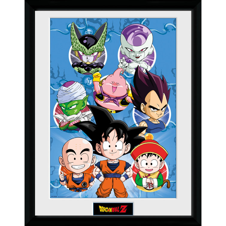 Happy Larry Dragon Ball Z Chibi Heroes Framed Graphic Art Print Wayfair Co Uk Happy Larry Dragon Ball Z Chibi Heroes Framed Graphic Art Print Wayfair Co Uk