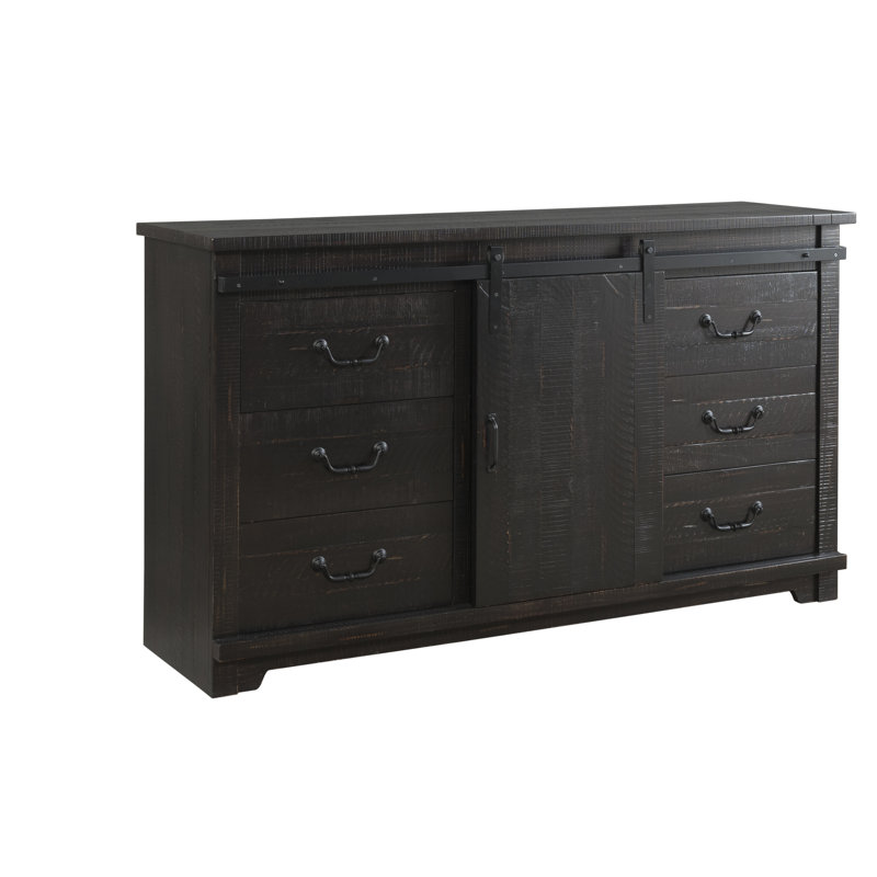 Three Posts Solihull Farmhouse 9 Drawer Double Dresser Reviews