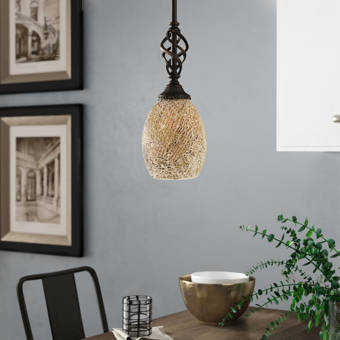 Wade Logan Eastampton 1 Light Unique Statement Geometric Pendant Wayfair