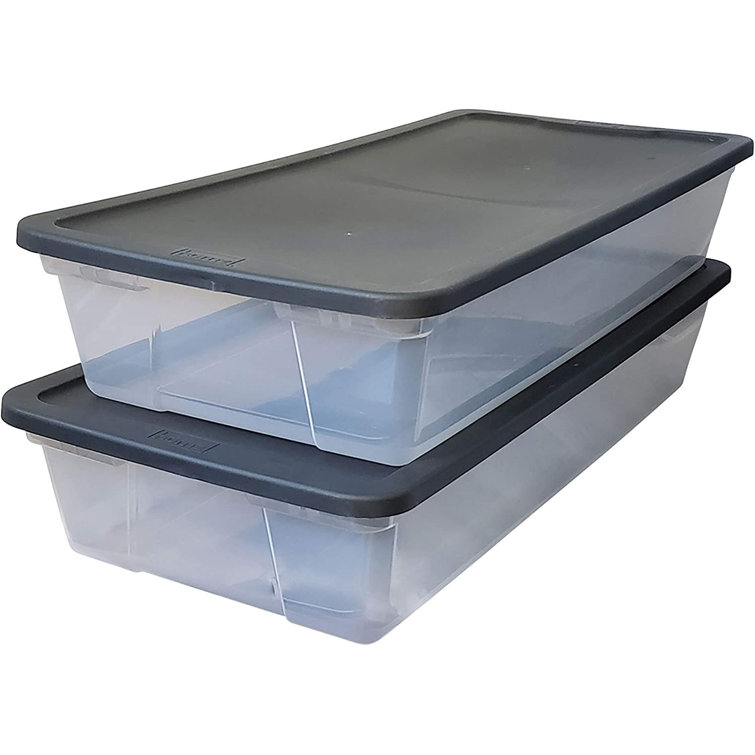 large clear storage totes