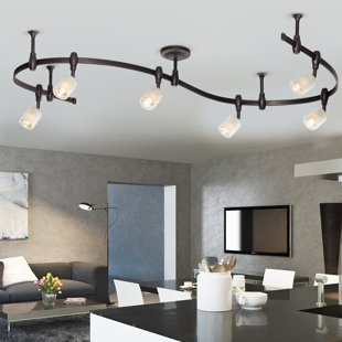 Track Lighting You Ll Love Wayfair Benny Flex Rail 6 Light Track Kit By Catalina Lighting