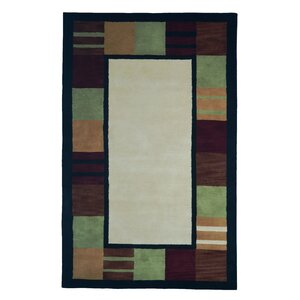 Wool Hand-Tufted Ivory/Black Area Rug