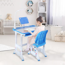 children's study table & cupboard set