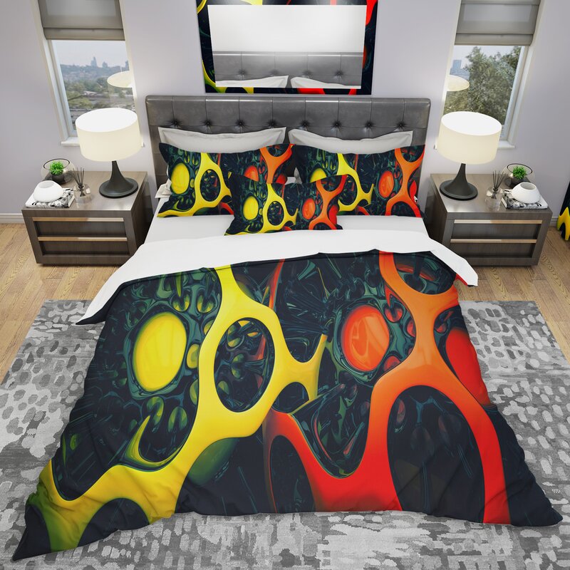 East Urban Home Modern And Contemporary Duvet Cover Set Wayfair