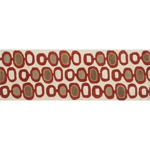 Nova Ivory/Red Area Rug