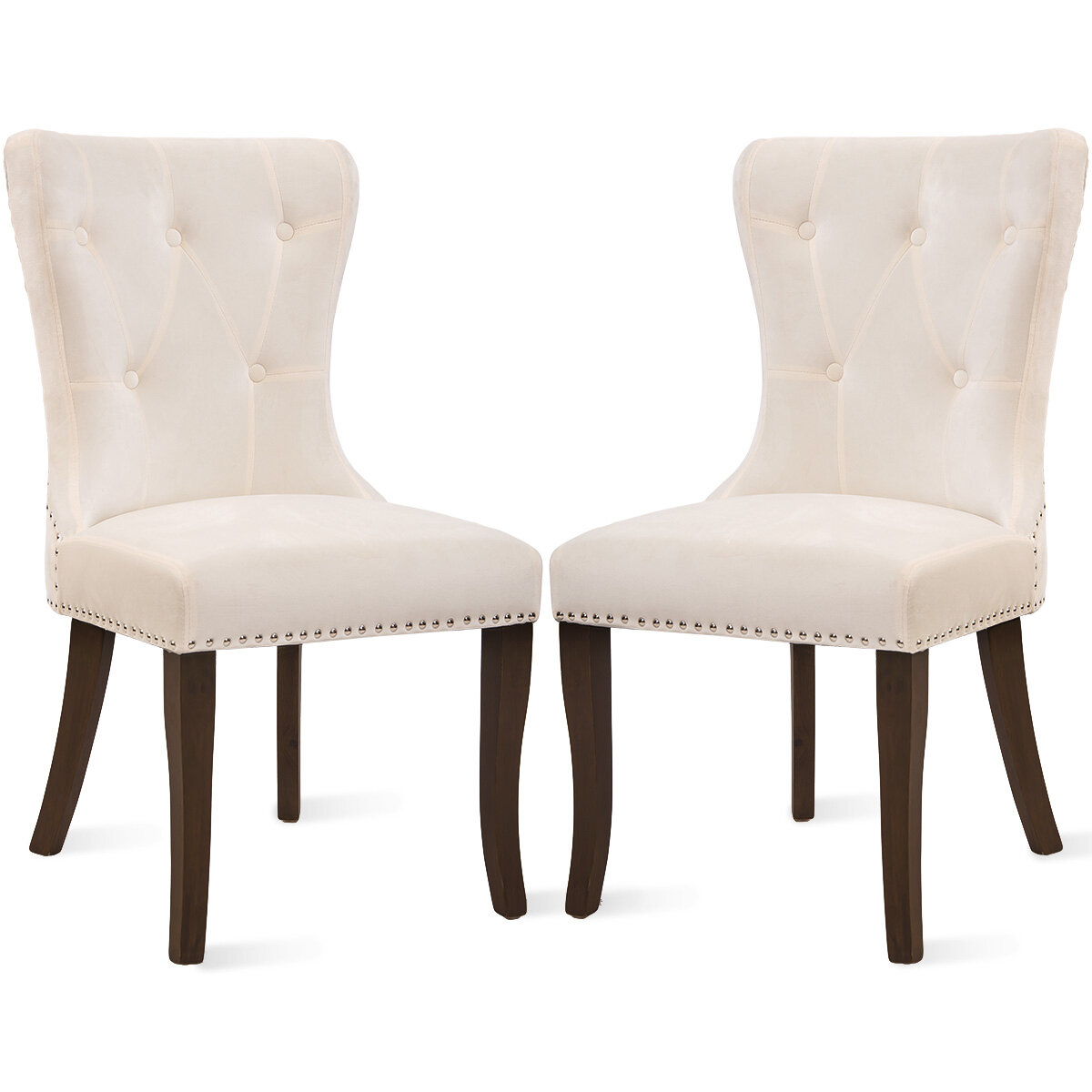 Borui Tufted Velvet Upholstered Side Chair Wayfair