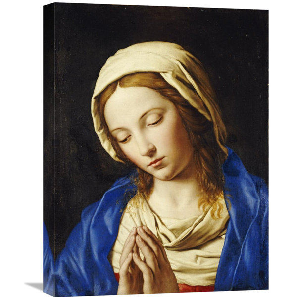 Global Gallery The Madonna At Prayer By Giovanni Battista Salvi