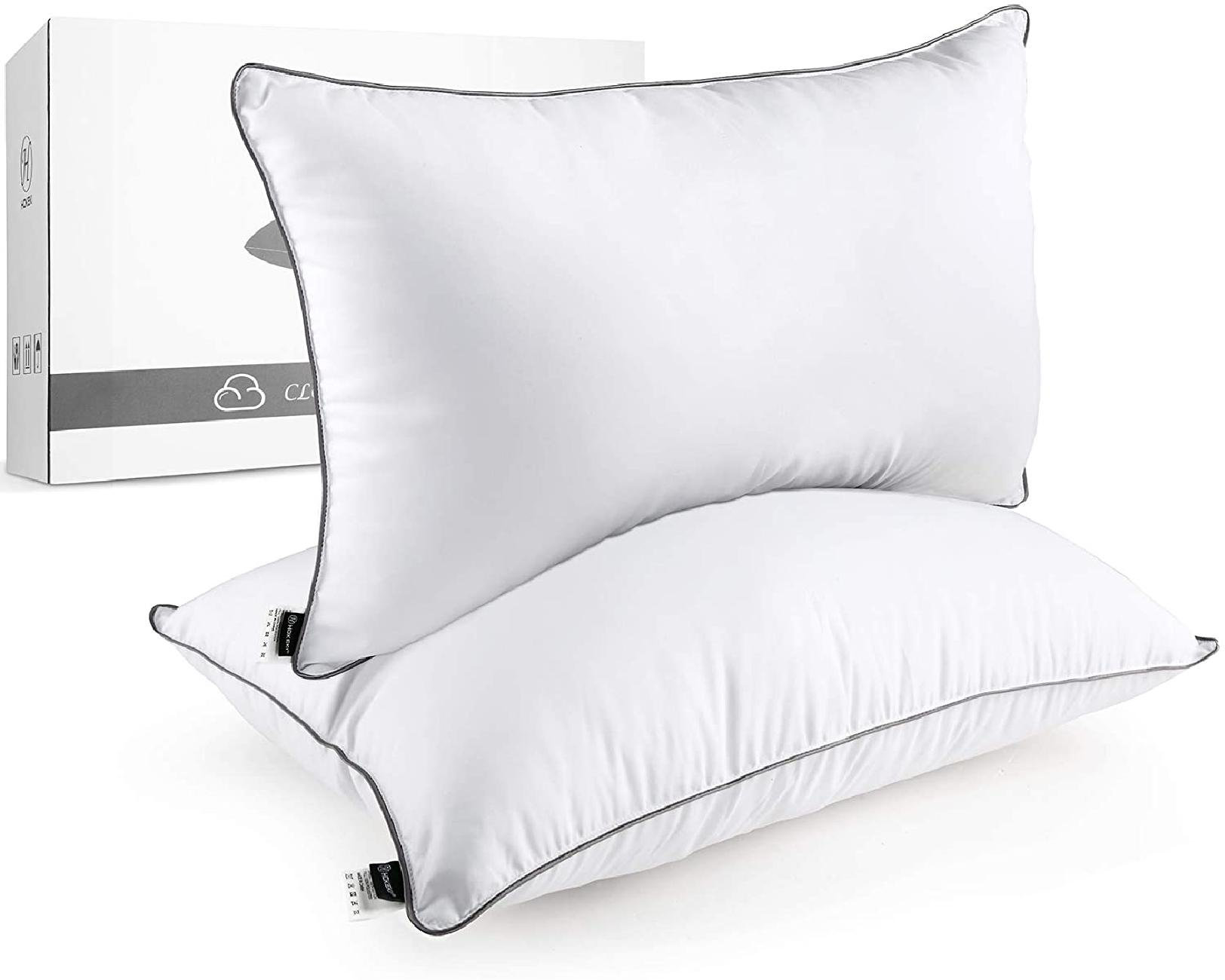 hotel fluffy pillows