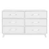 antique white changing table