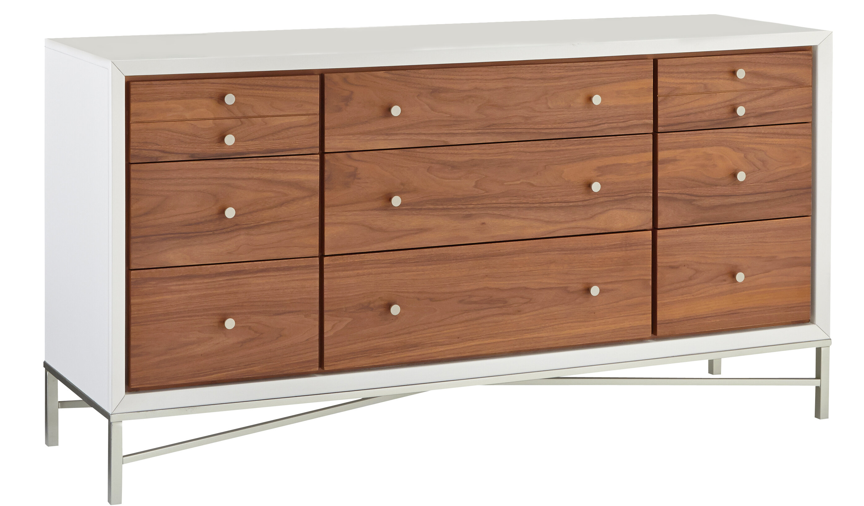 Lynette 9 Drawer Double Dresser Allmodern