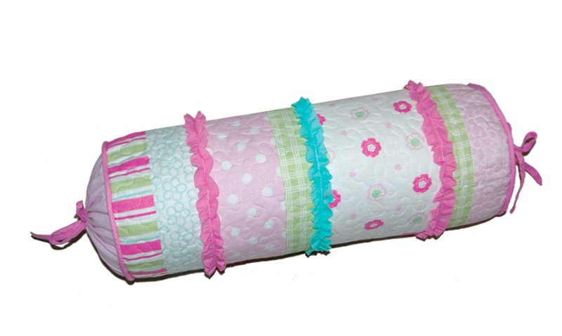 Viv Rae Greta Pastel Round Cotton Bolster Pillow Reviews Wayfair