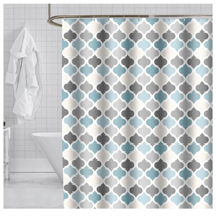 Details about   Creative Art Pattern Shower Curtain Fabric Decor Set with Hooks 4 Sizes 