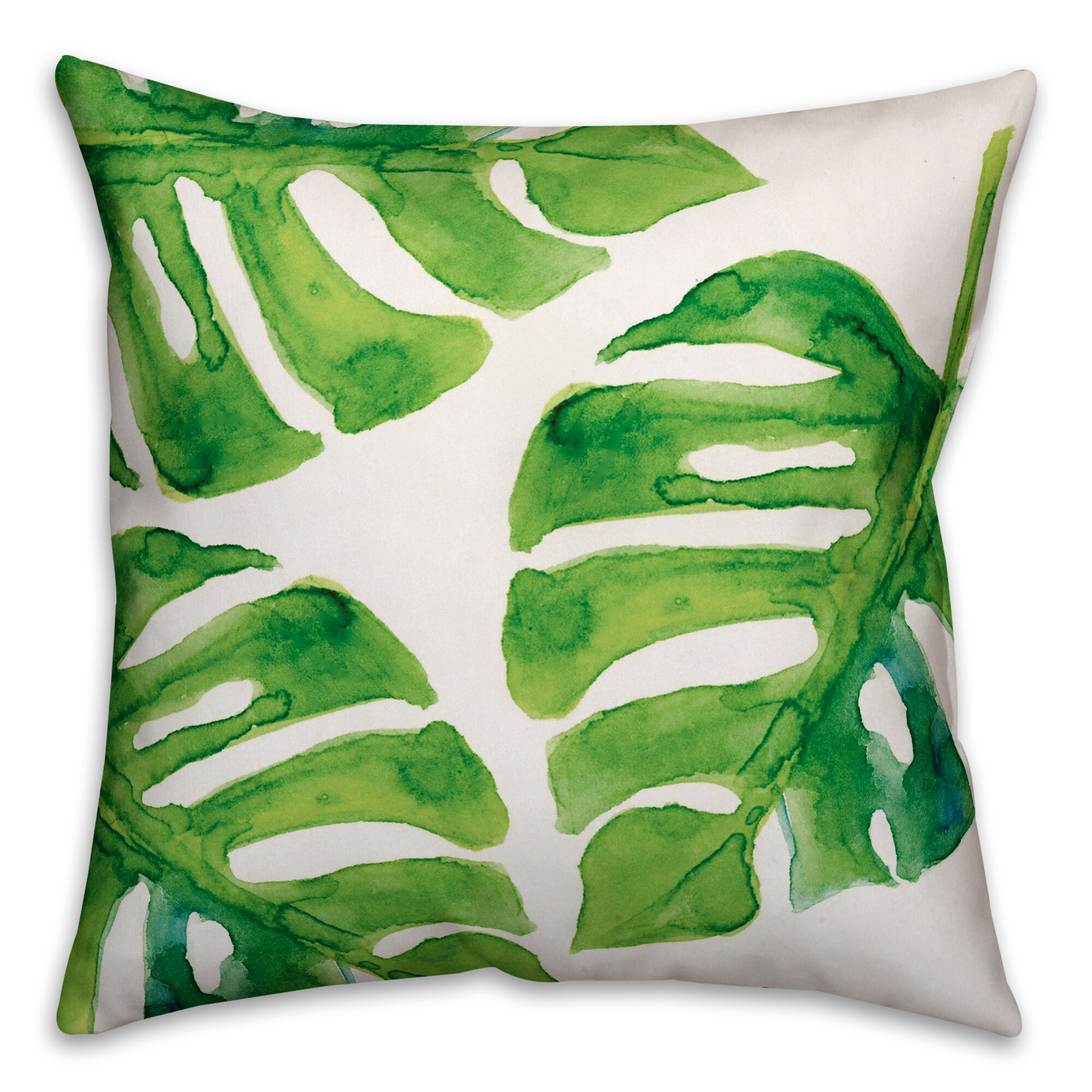 throw pillows with leaf design
