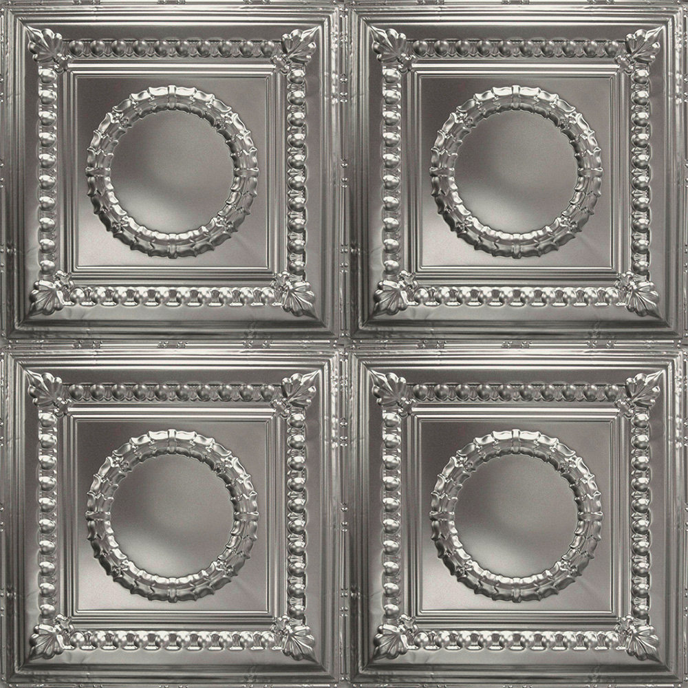 American Tin Ceilings 2 Ft X 2 Ft Nailed Up Ceiling Tile In