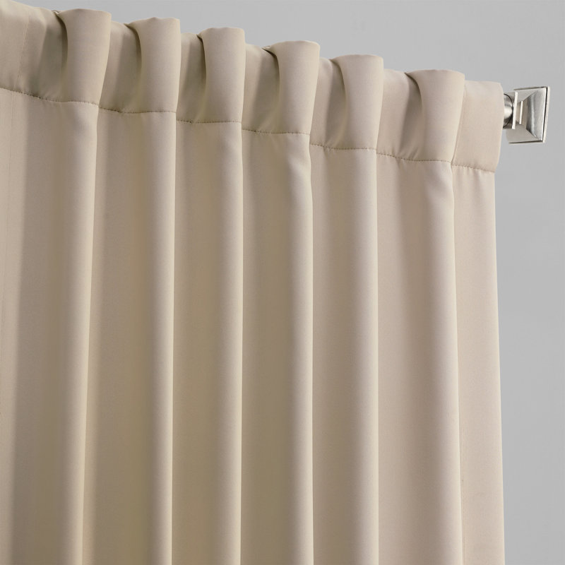 Darby Home Co Destinie Solid Color Blackout Thermal Rod Pocket